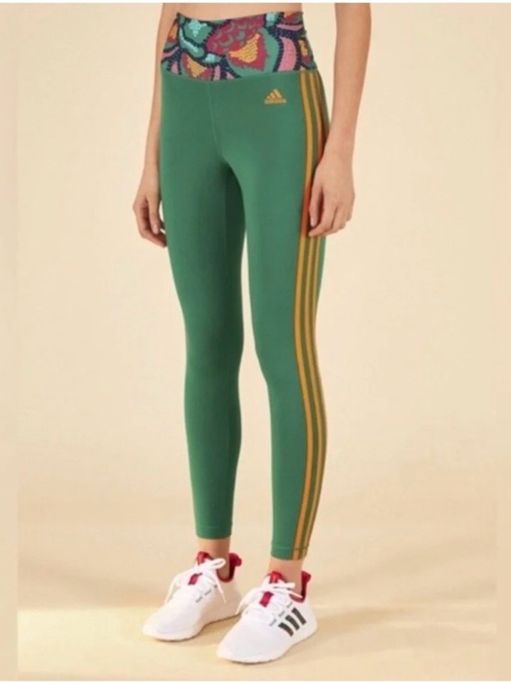Adidas X Farm Rio 7/8 legging Size Medium
